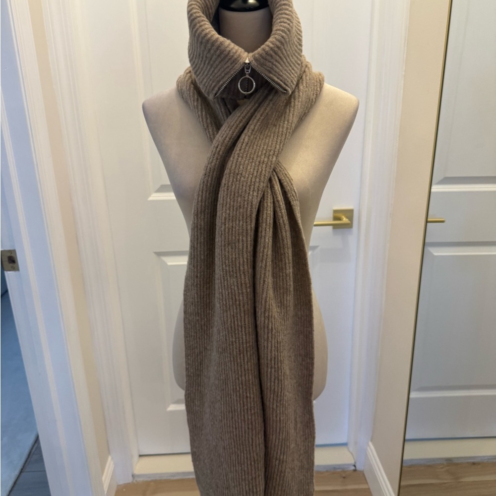 ZARA TURTLENECK SCARF KNIT NWT 3920/001 - Picture 5 of 7